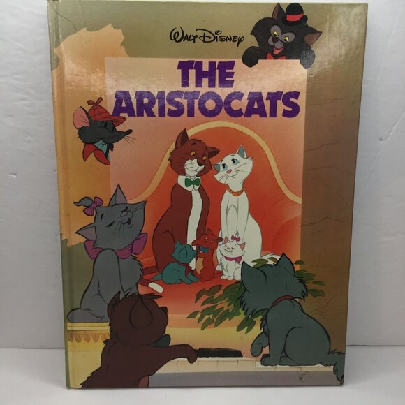 Vintage Lot 2 Kid Books Wonderful World Disney Classics The Aristocats Pinocchio - Picture 8 of 13